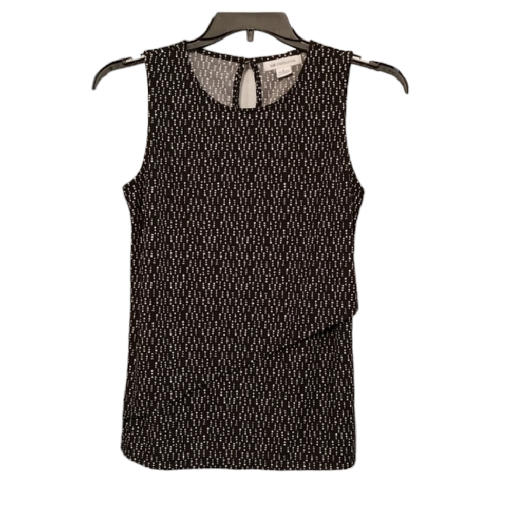 New Liz Claiborne Black & White Top sz Small